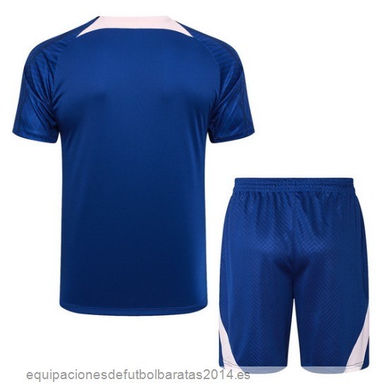 Nuevo Entrenamiento Conjunto Completo Atletico Madrid 23/24 Azul Rosa Baratas
